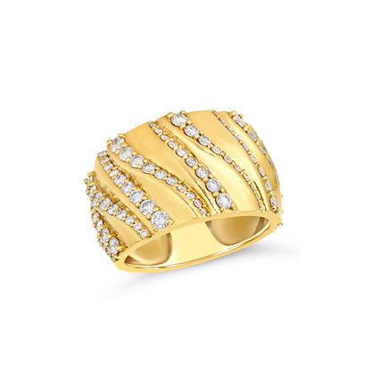 18k 1.21 Cts Diamonds  Dunas Ring (F1186AYD)