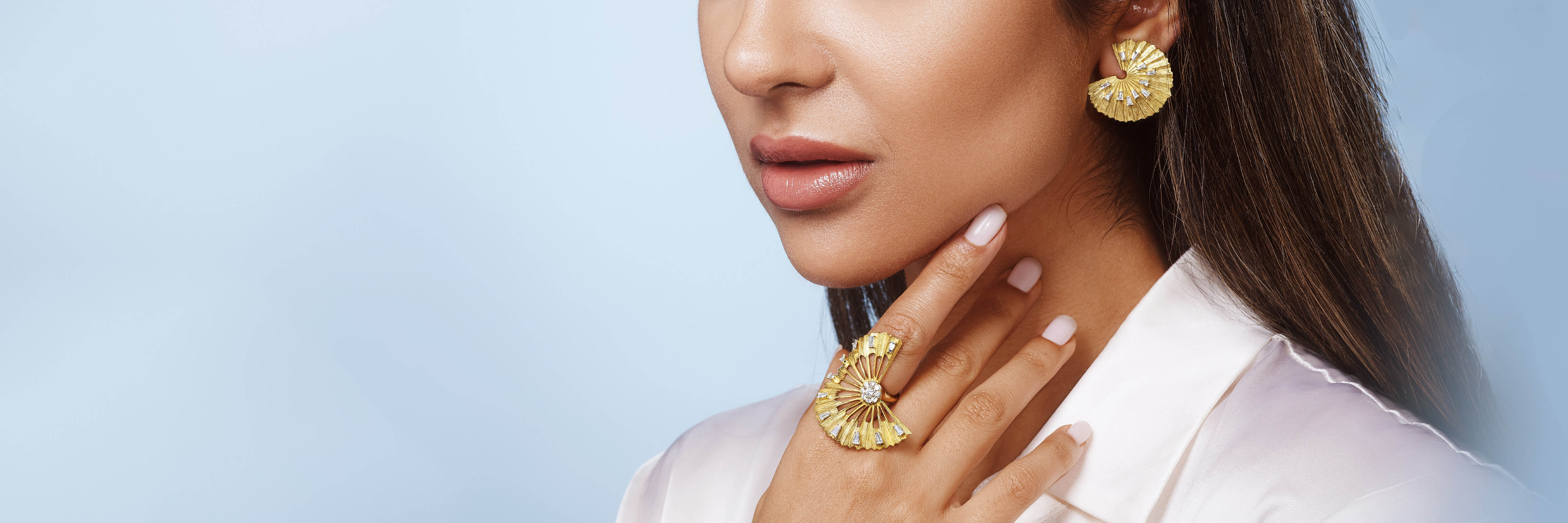 18K Yellow Gold Jewelry: Rings, Earrings, Bracelets